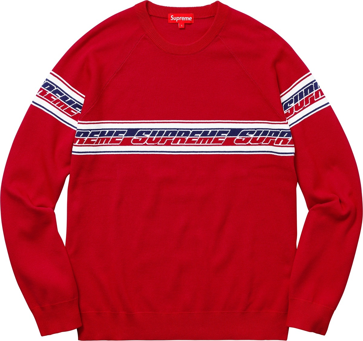 Striped Raglan Sweater view 4
